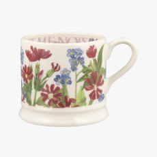 Emma Bridgewater Forget Me Not & Red Campion Small Mug