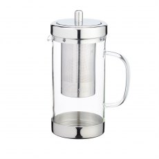 Le’Xpress Stainless Steel and Glass Infuser Teapot