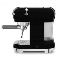 SMEG 50's Style Espresso Coffee Machine with Steam Wand - Black SMEG 50's Style Espresso Coffee Machine with Steam Wand - Black
