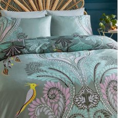 Sara Miller Peacock Filigree Dark Sage Bedding