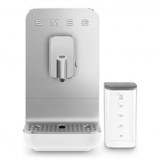 SMEG Collezione Bean To Cup Coffee Machine with Integrated Milk System - Matte White SMEG Collezione Bean To Cup Coffee Machine with Integrated Milk System - Matte White