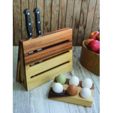 Acacia Egg Holder - Half Dozen