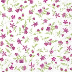 IHR Napkins Happy Flowers Pink