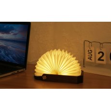 Gingko Smart Origami Lamp Natural Walnut Wood