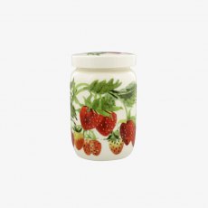 Emma Bridgewater Strawberries Medium Jam Jar With Lid