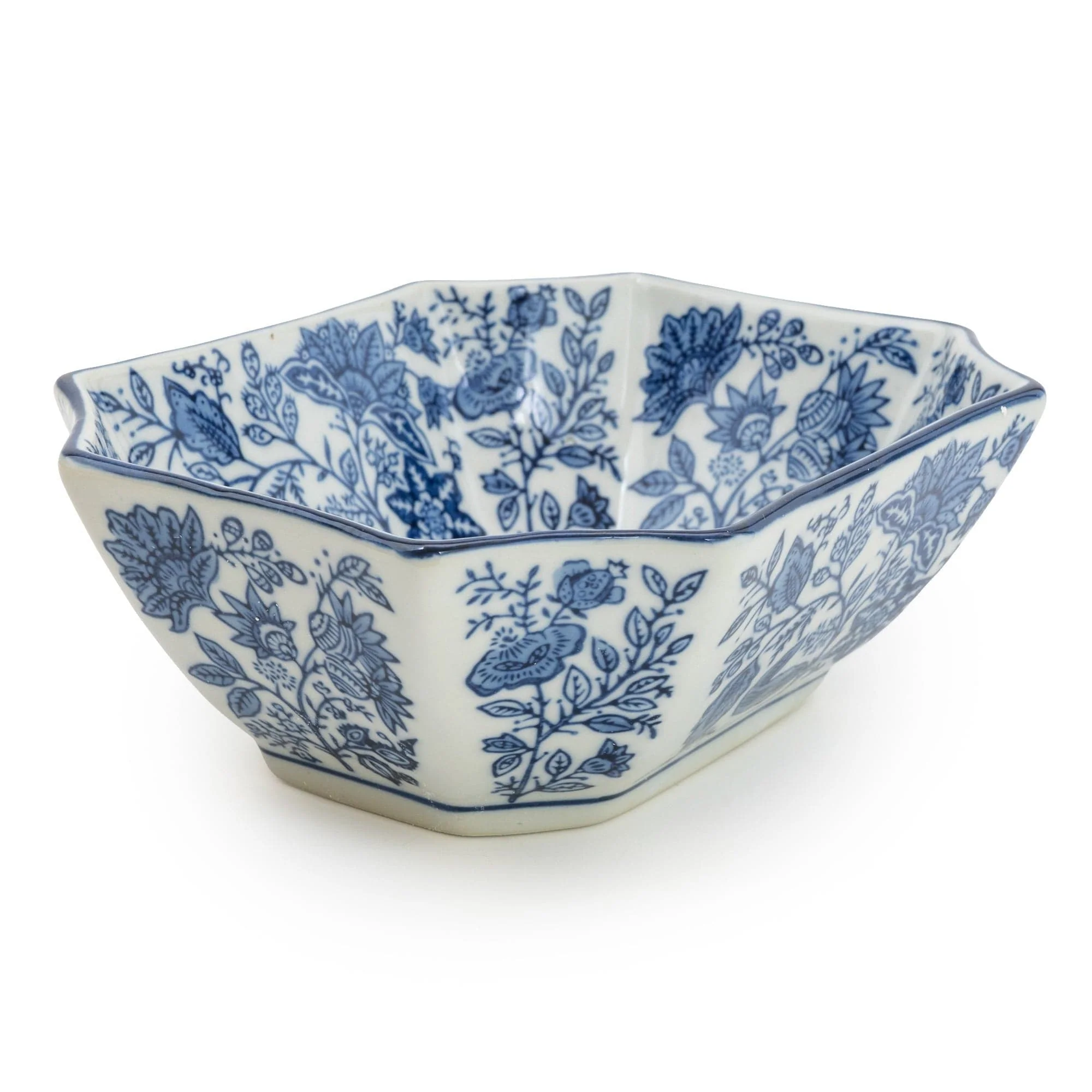 Sumatra Rectangular Bowl Blue/White