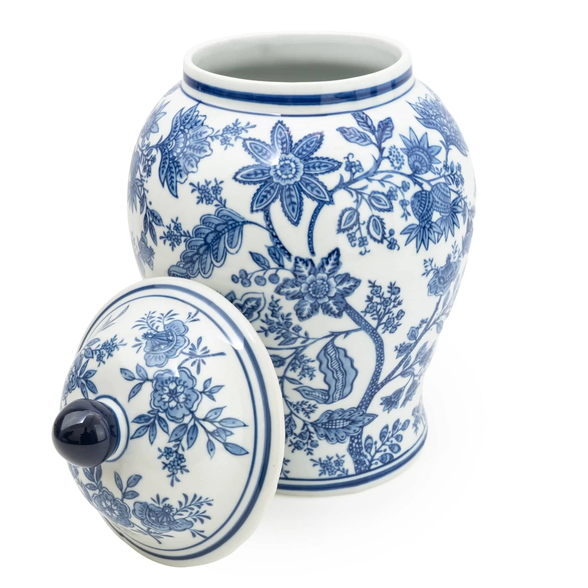 Sumatra Ginger Jar Blue/White - Large