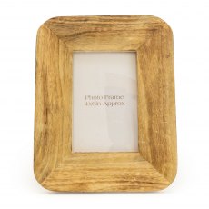 Natural Photo Frame Mango Wood