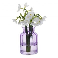 Dartington Crystal Jones Small Vase - Fondant Pink