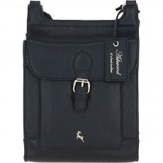 Ashwood Leather Exquisite Crossbody Bag Black X-33