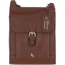 Ashwood Leather Exquisite Crossbody Bag Tan X-33