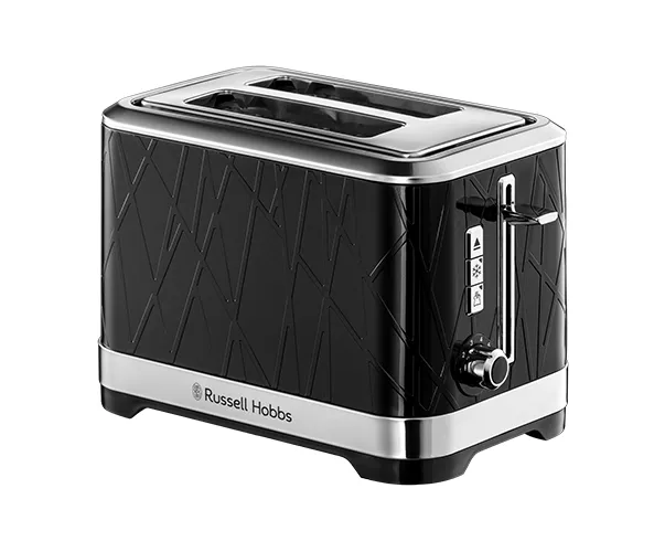 Russell Hobbs Structure Black 2 Slice Toaster