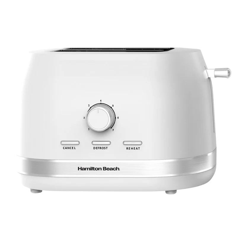 Hamilton Beach Ella 2 Slice Matte White Toaster