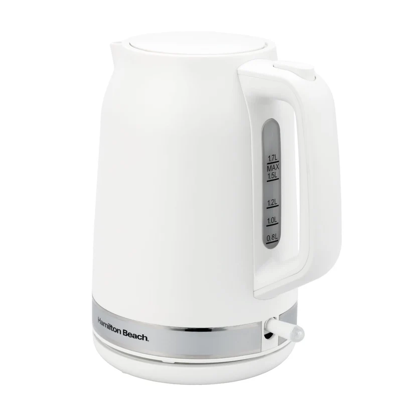 Hamilton Beach Ella 1.7L Matte White Kettle