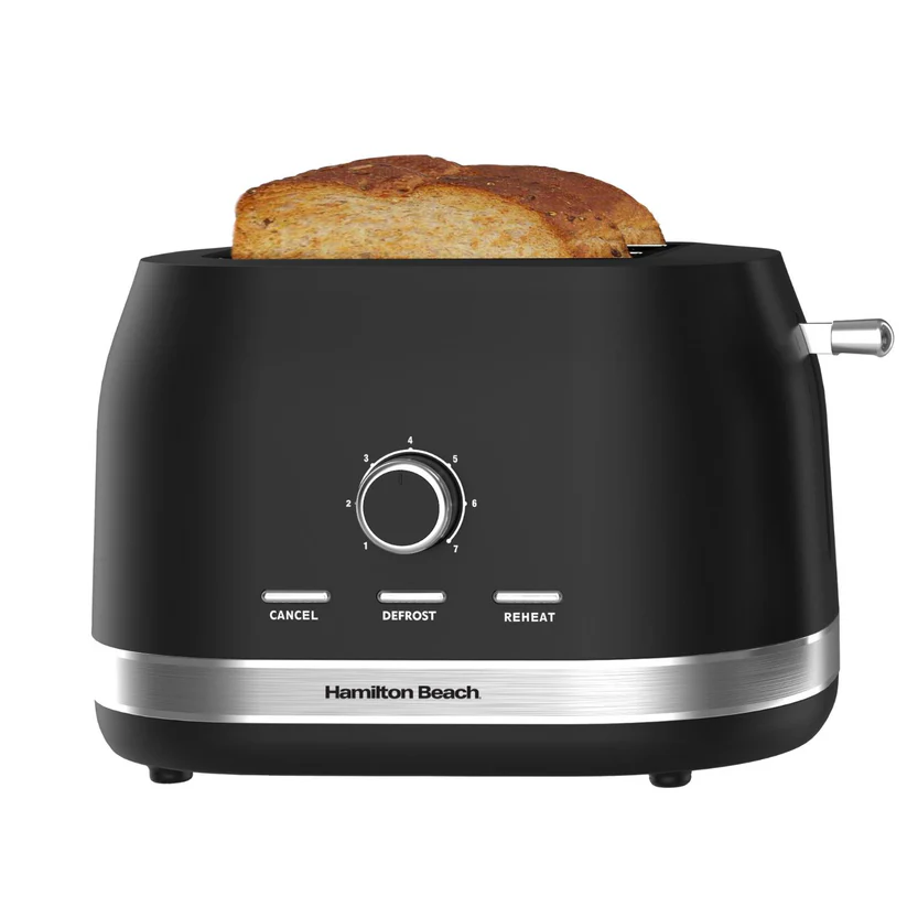 Hamilton Beach Ella 2 Slice Matte Black Toaster