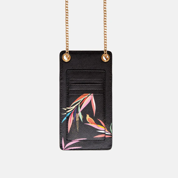 Sara Miller Phone Pouch - Black Bamboo