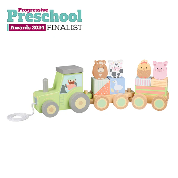 Orange Tree Toys Farmyard Puzzle Tractor
