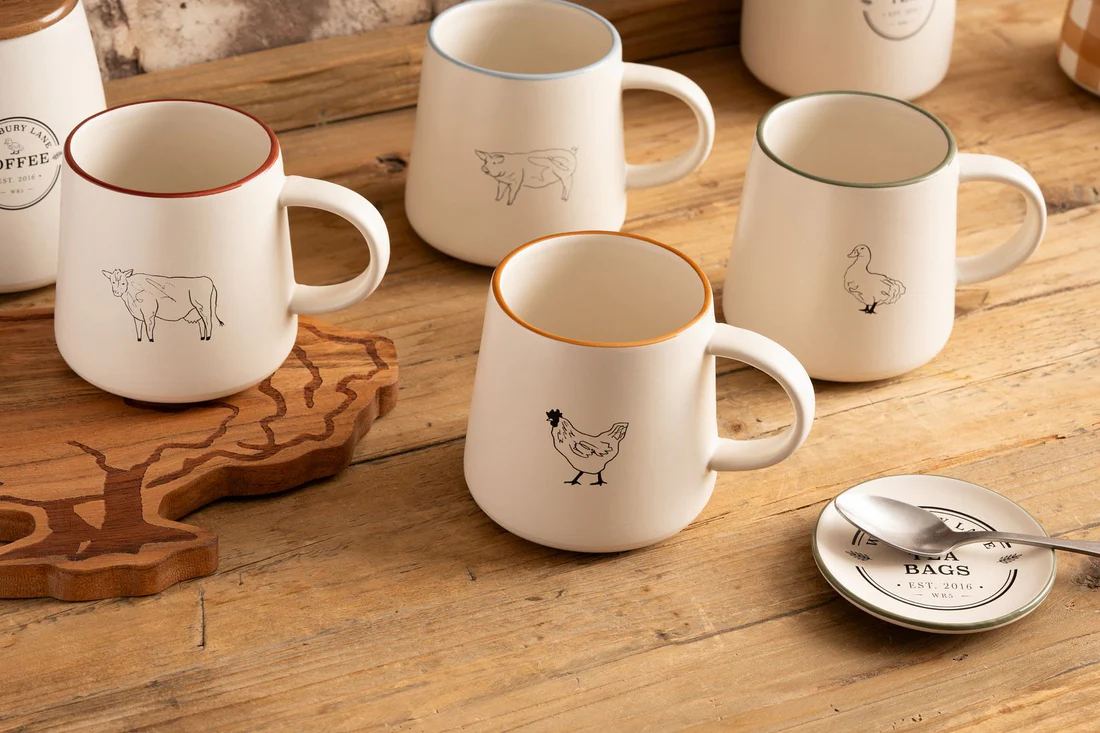 Woodbury Lane Pig Mug