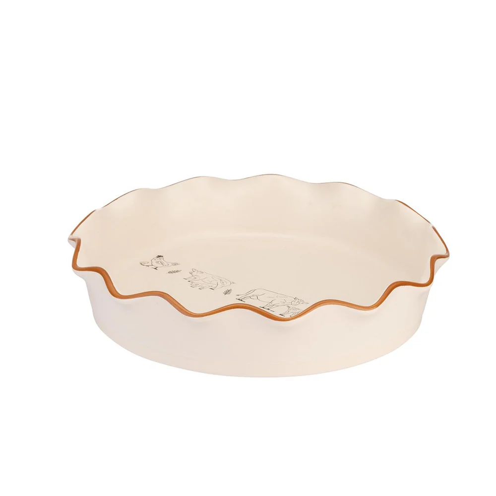Woodbury Lane Fluted Round Pie Dish