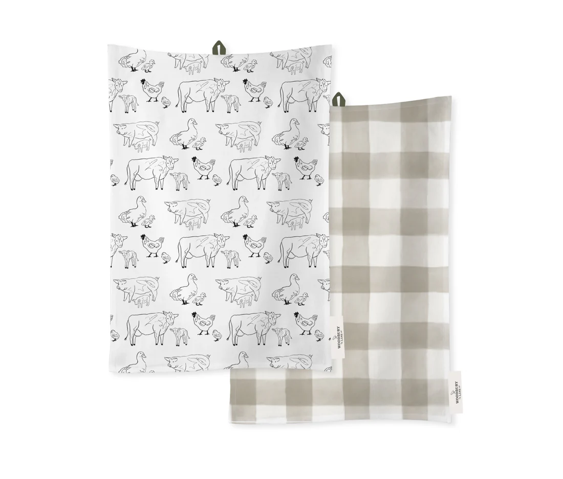 Woodbury Lane Set of 2 Tea Towels