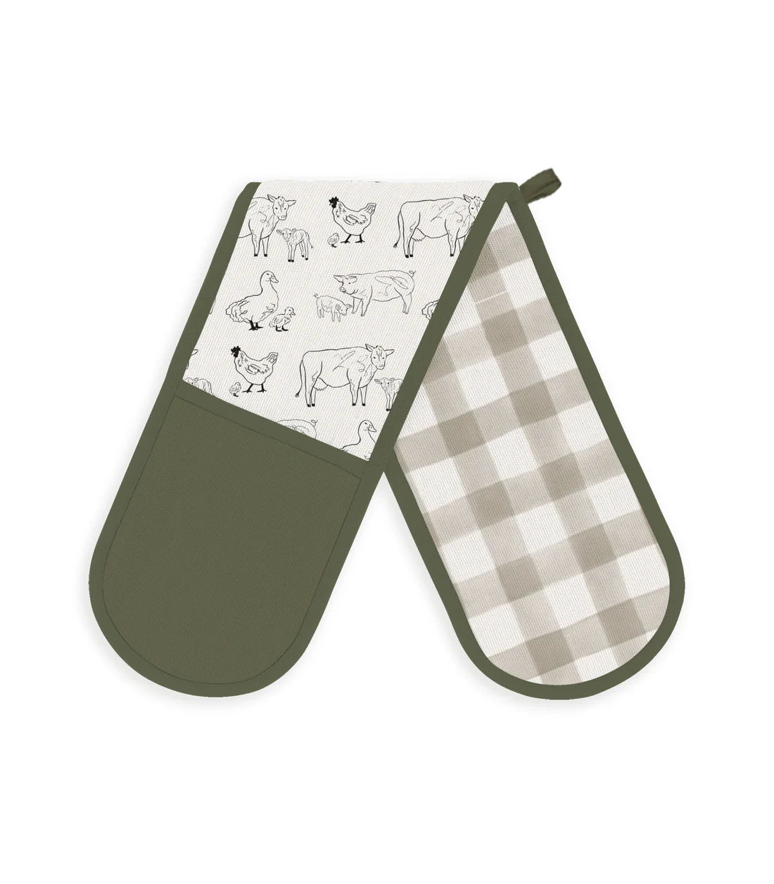 Woodbury Lane Double Oven Gloves