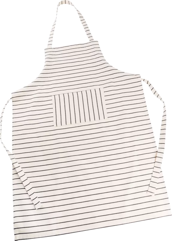 Redecker Apron Beige Stripe
