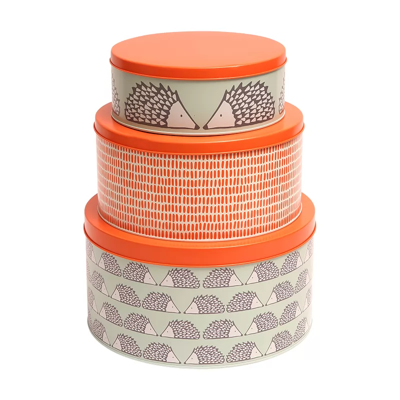 Scion Spike Set of 3 Round Cake Tins Sage