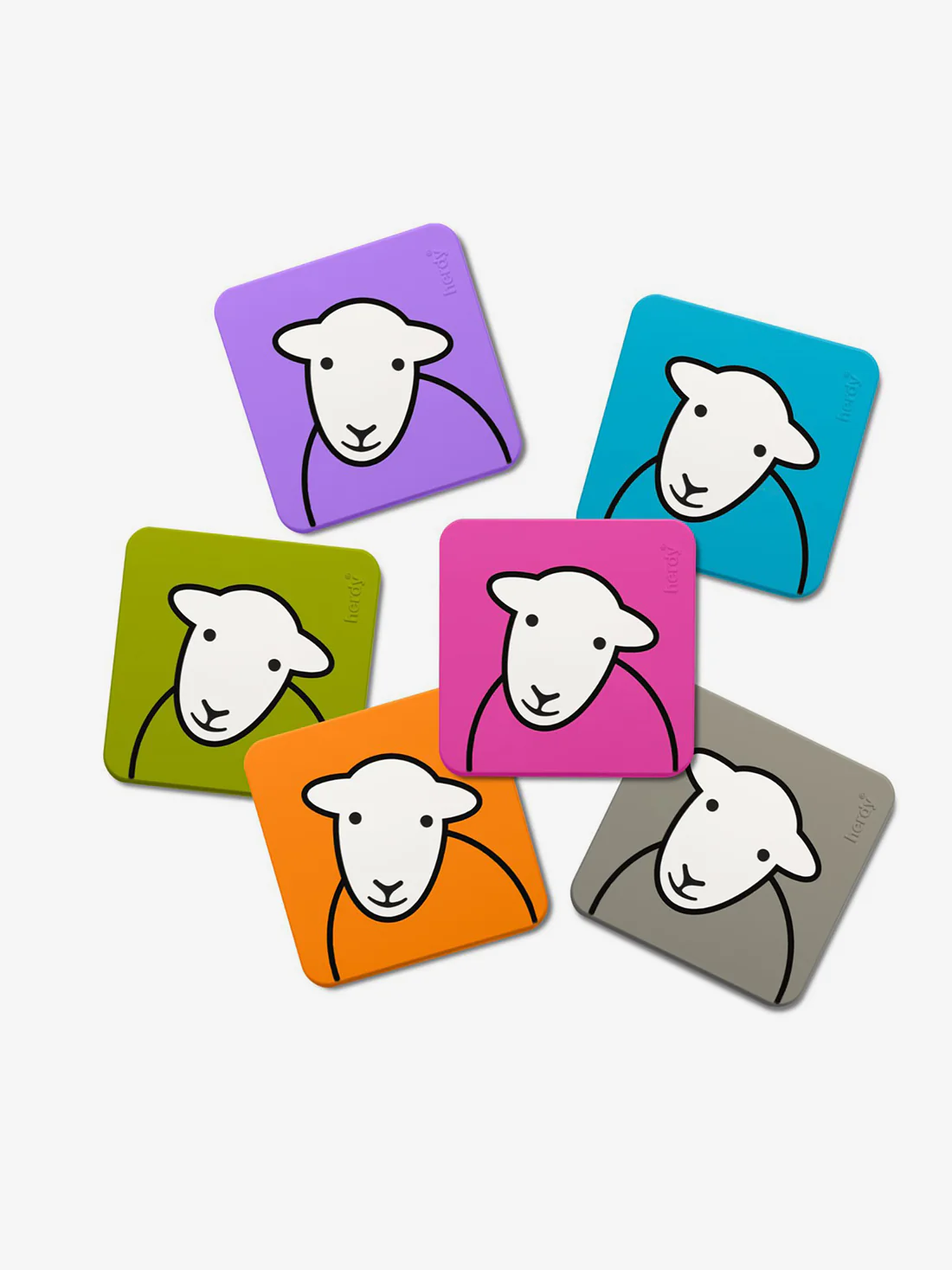 Herdy Hello PVC Coaster