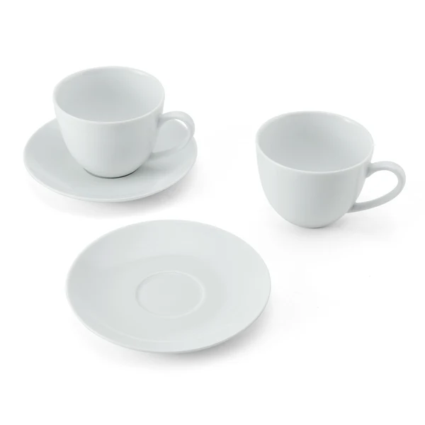 Mikasa Chalk Porcelain Cappuccino Cup & Saucer Set - 2 Pack
