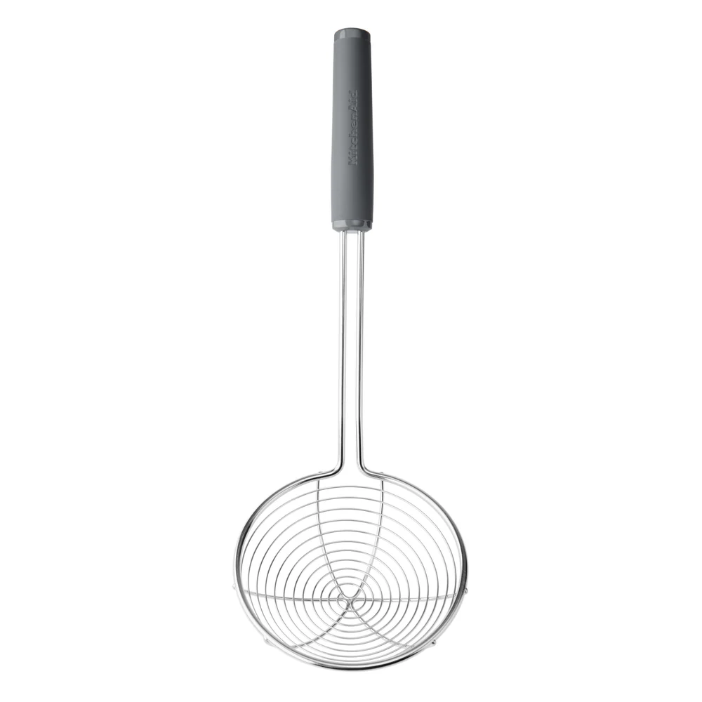 KitchenAid Soft Grip Skimmer - Charcoal Grey