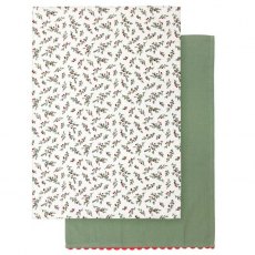 Premier Holly Berry Tea Towel Set of 2