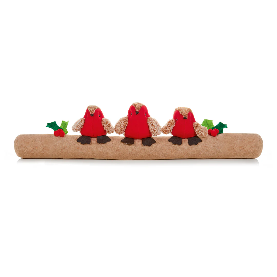 Premier Christmas Robins Draught Excluder 80cm