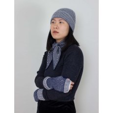 Oats & Rice Marine Cashmere Rib Hand Warmers Navy