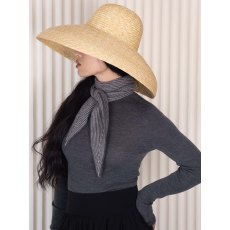 Oats & Rice Sailor Cashmere Rib Neck Scarf Grey