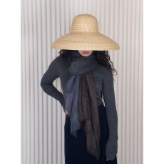 Oats & Rice Dawn Ombre Cashmere Shawl Midnight