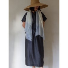 Oats & Rice Hana Dip Dyed Cashmere Shawl Sky Blue