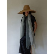 Oats & Rice Macaron Ombre Cashmere Scarf Sage