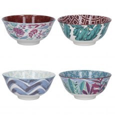 KitchenCraft Bowls Set of 4 'Vibrance' Design
