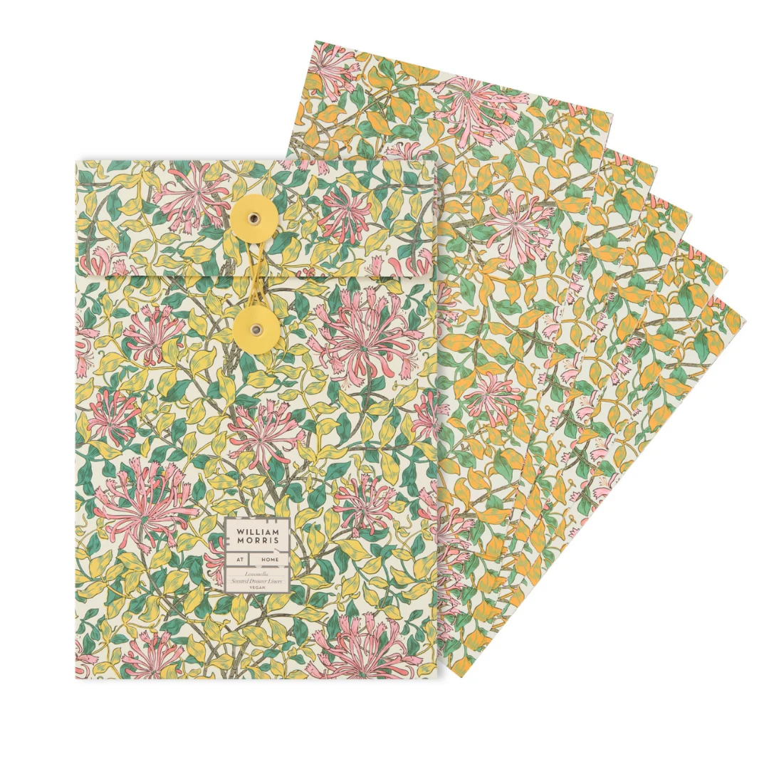 William Morris At Home The Modern Homemaker Lemonella Scented Drawer Liners