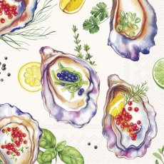 IHR Napkins Oysters Cream