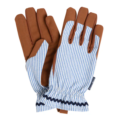 Burgon & Ball Collector Blue Stripe Gardening Gloves - One Size Burgon & Ball Collector Blue Stripe Gardening Gloves - One Size