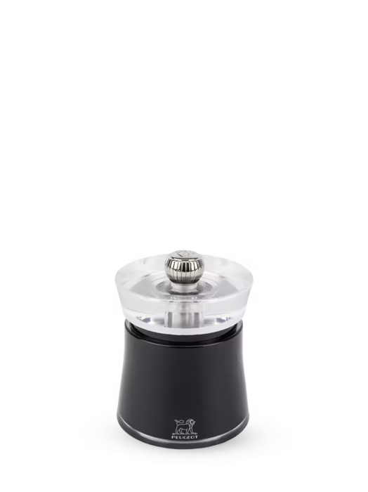 Peugeot Bali Manual Pepper Mill in Acrylic Black 8 cm