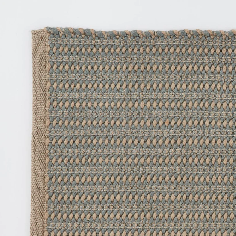 Weaver Green Dartmouth Celadon Stripe Rug 90x60cm