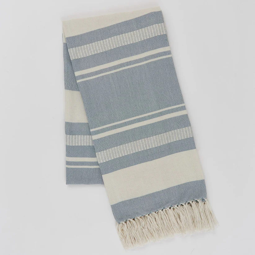 Weaver Green Moli Sky Blue Throw