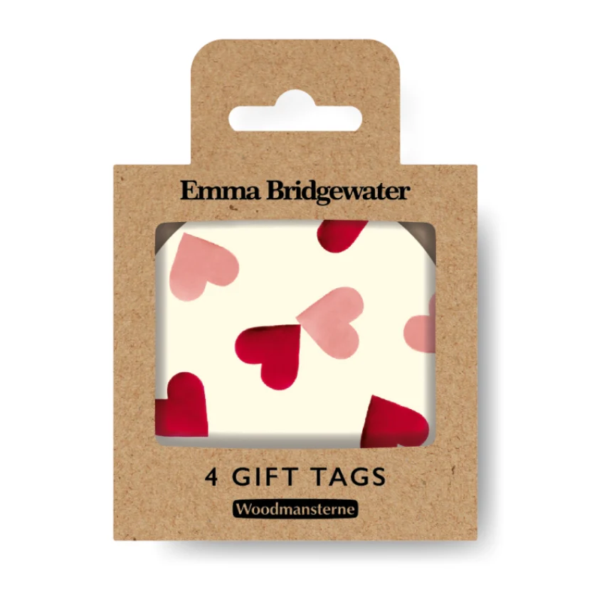 Emma Bridgewater Pink Hearts Tag Multipack