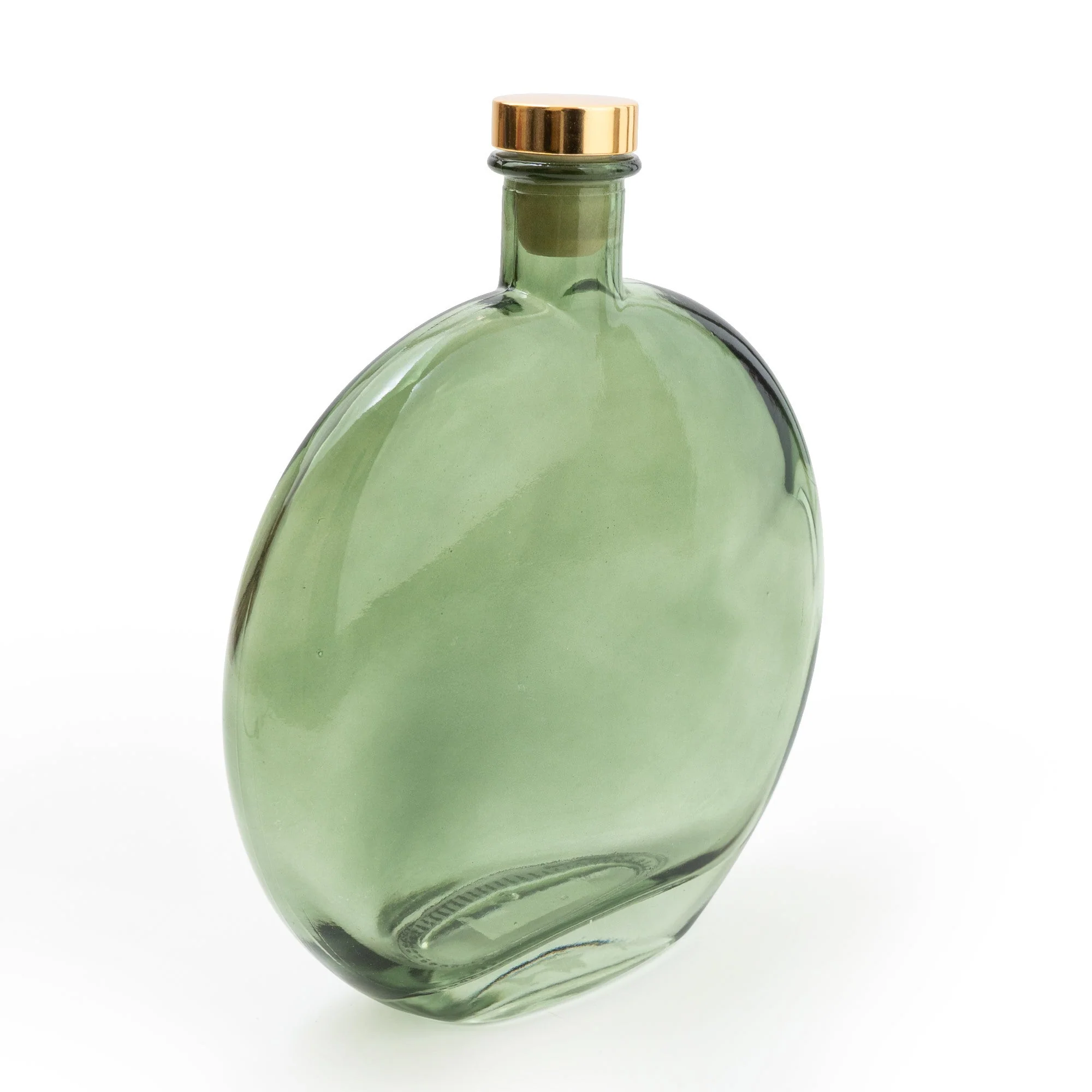 Oval Reed Diffuser Olive Green - Fig & Apple 500ml