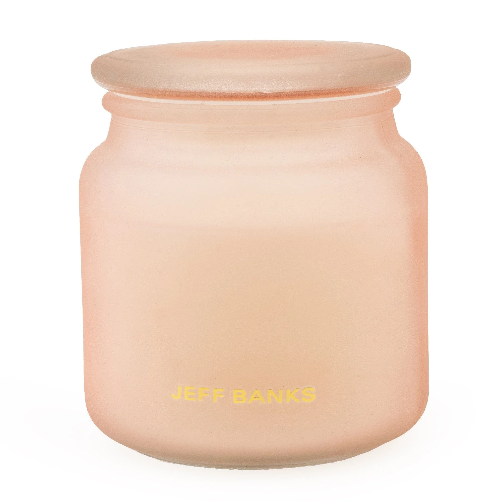 Jeff Banks Frosted Candle Pot - Blush
