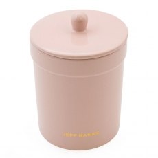 Jeff Banks Ceramic Jar Candle with Lid - Blush