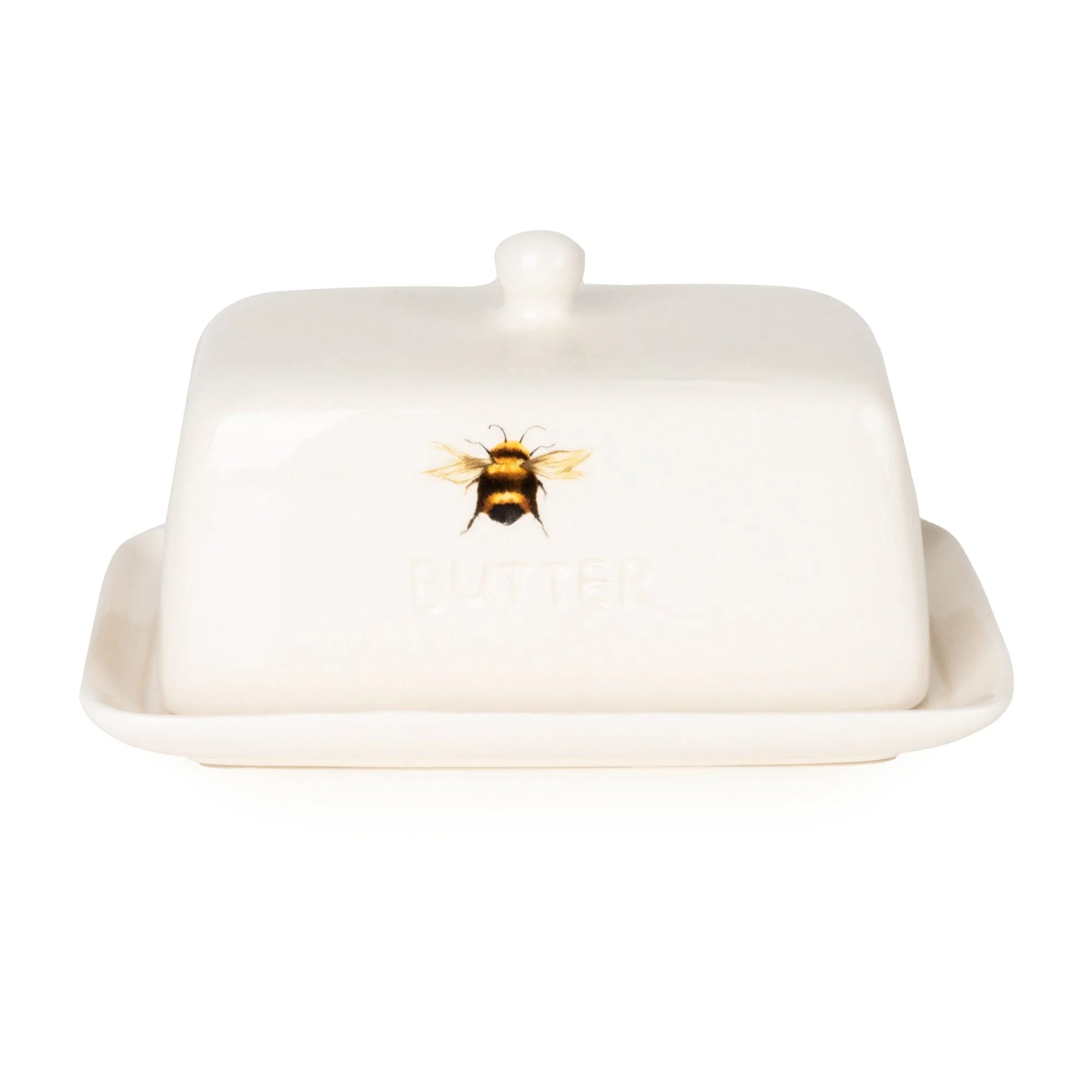 Butter Dish - Bees