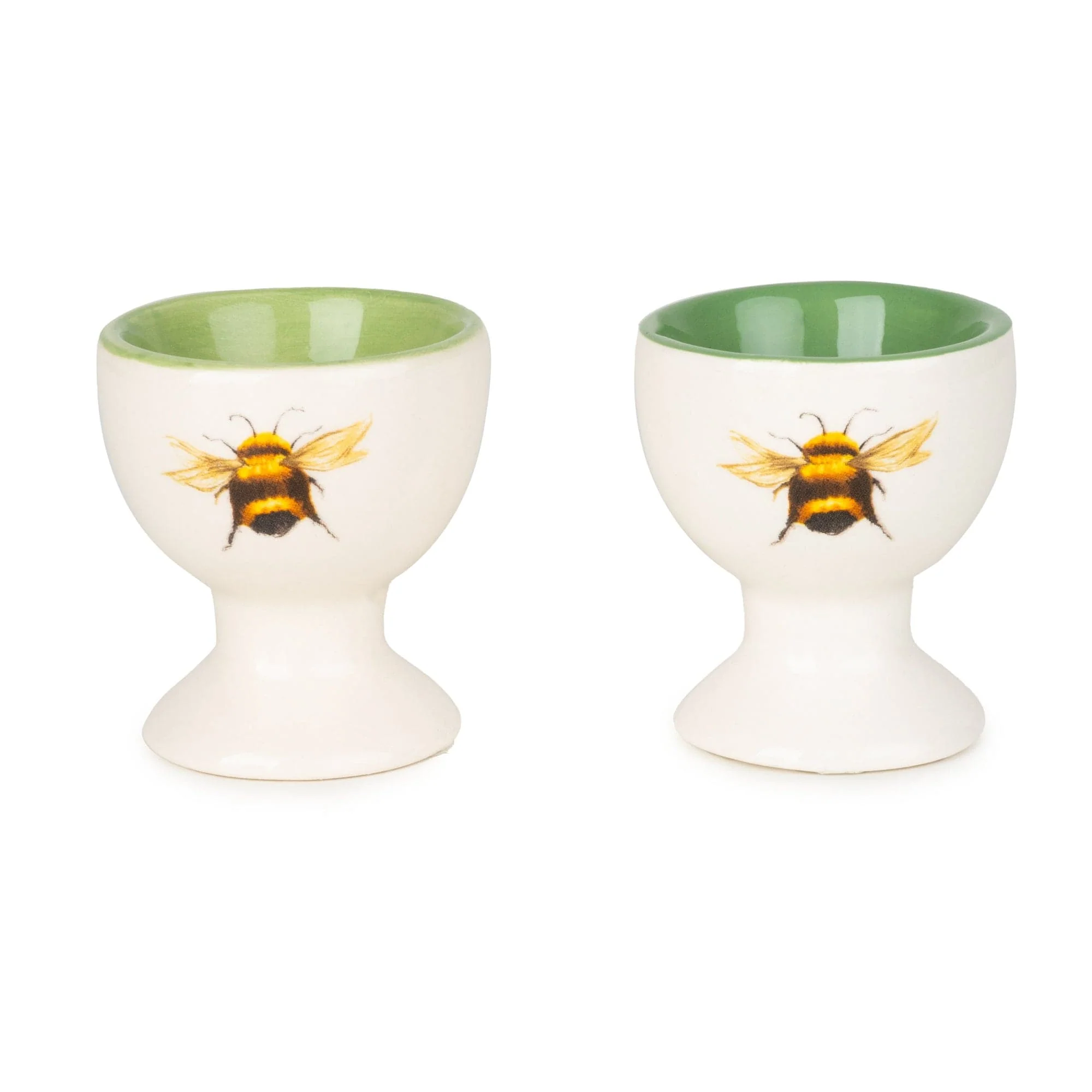 Set Of 2 Egg Cups In Gift Box - Bees